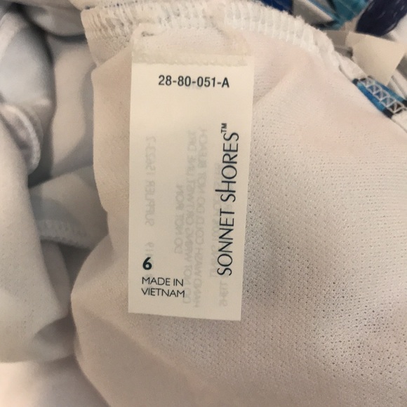 NEW Sonnet Shores Exotic Swim Dress SZ 6 - Picture 7 of 8